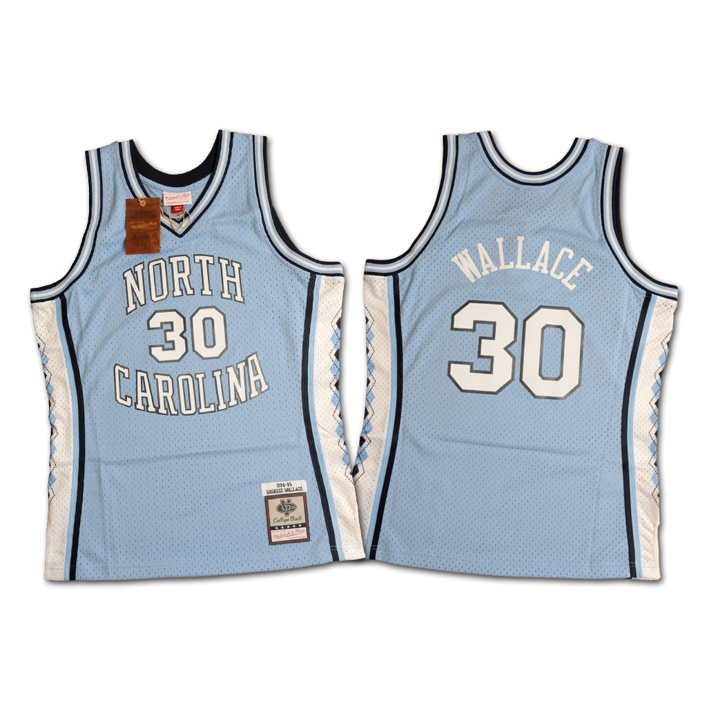 Mitchell &amp; Ness NCAA 北卡羅來納大學 Rasheed Wallace 復刻 Swingman 球衣