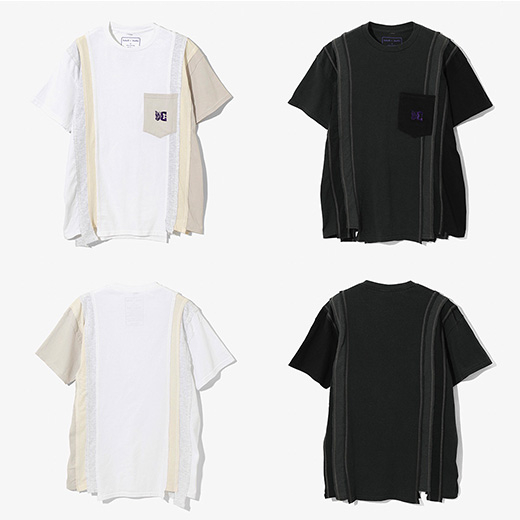 【Hills】NEEDLES X DC SHOES 7 CUTS S/S TEE 聯名 蝴蝶刺繡 口袋短T 短T 現貨