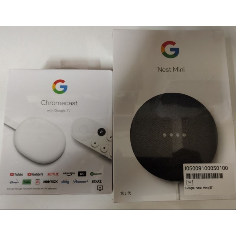 Google TV+Google Nest Mini 全新未拆封