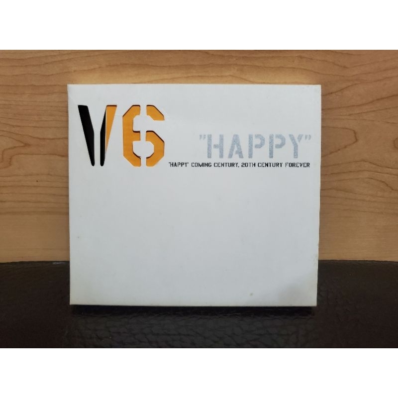 V6 快樂封神榜 HAPPY coming century 初回版 附寫真冊+外紙盒 2手CD