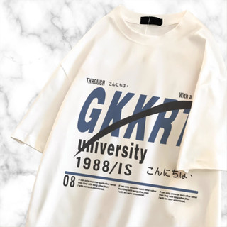 《Gather》❤現貨 運費補貼活動開跑 GKKRT University重磅純棉T恤 純棉T恤