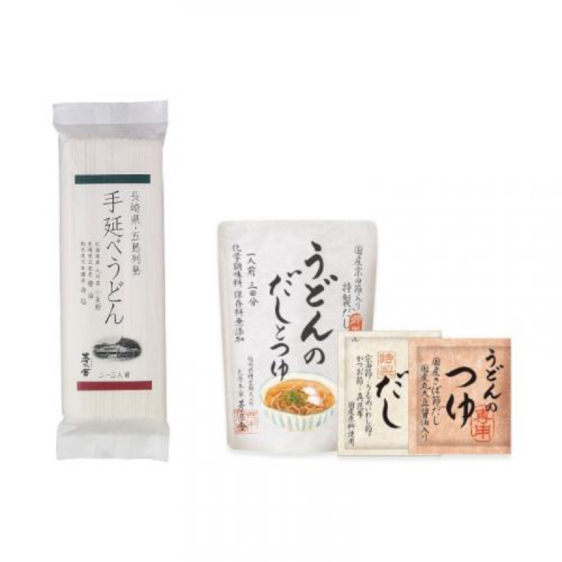 日本百年品牌 茅乃舍-長崎縣五島列島手延 烏龍細麵/烏龍麵湯包