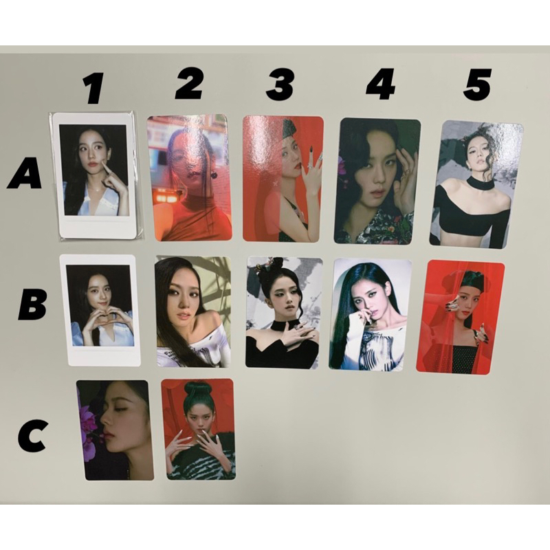 BLACKPINK JISOO SOLO FLOWER YG特典 小卡 線上特典 線下特典 Jisoo小卡❤️