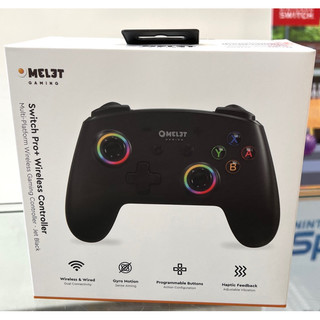 Omelet Switch Pro + 無線遊戲控制器 噴射黑 全新品［士林遊戲頻道］