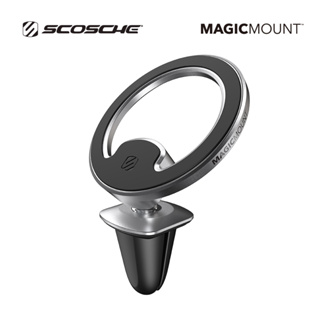【SCOSCHE】鋁合金升級版出風口磁鐵手機架 (MagSafe 適用)-銀色-MEMSV-SP