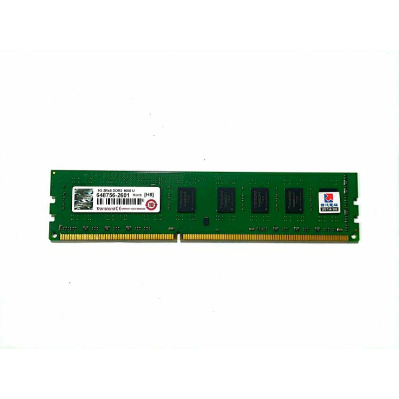 創見 Transcend 4G DDR3 1600 U 2Rx8記憶體