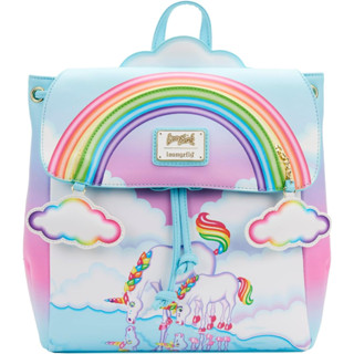 預購🚀正貨🚀美國專櫃 Loungefly Lisa Frank Unicorn 獨角獸 兒童 兒童後揹包 書包 揹包