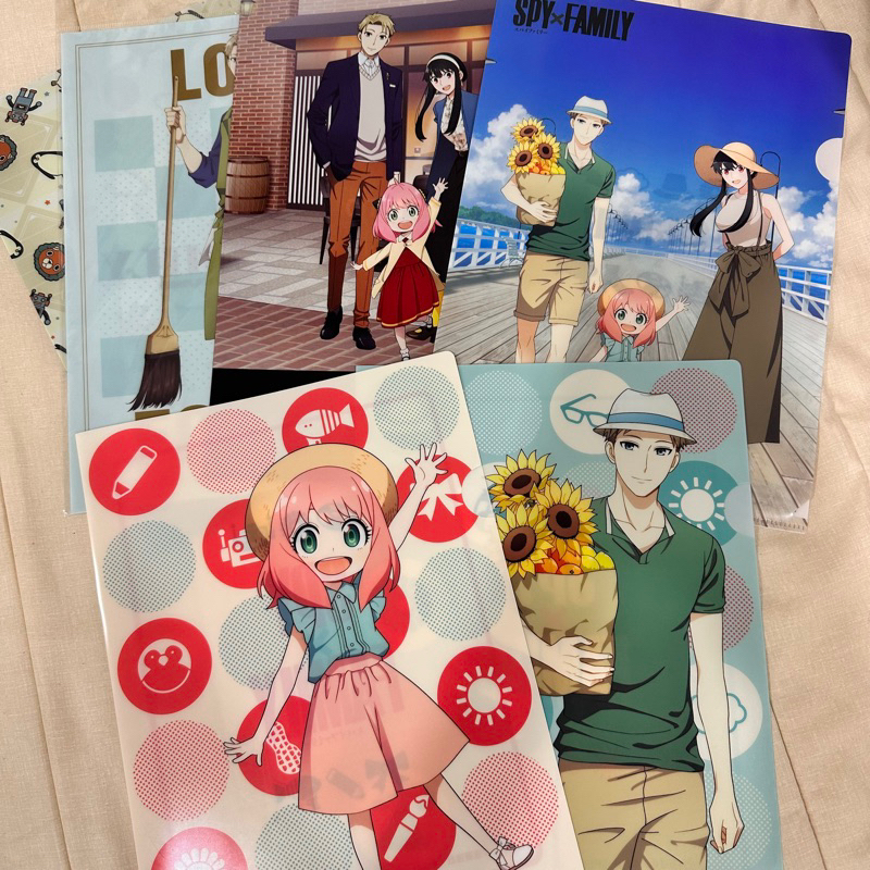 🍭Ruo🍭日貨 正版 間諜家家酒 SPY FAMILY 多款 A4資料夾 L夾 周邊 約兒 洛伊德 佛傑 安妮亞