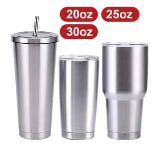 【保冷保溫】不鏽鋼冰霸杯 帶吸管 吸管孔密封蓋 900/600/500ml 酷冰杯 304不鏽鋼 真空雙層保溫杯