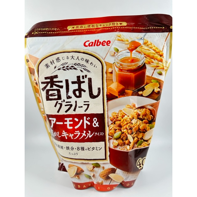 日本帶回 現貨 Calbee 卡樂比穀物 麥片 杏仁焦糖 口味 超好吃 400g