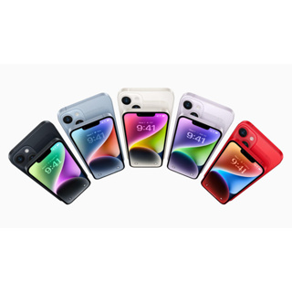 全新 APPLE iPhone 14 128GB/256GB 紅色/星光色/午夜色/藍色/紫色 蘋果手機 智慧型手機