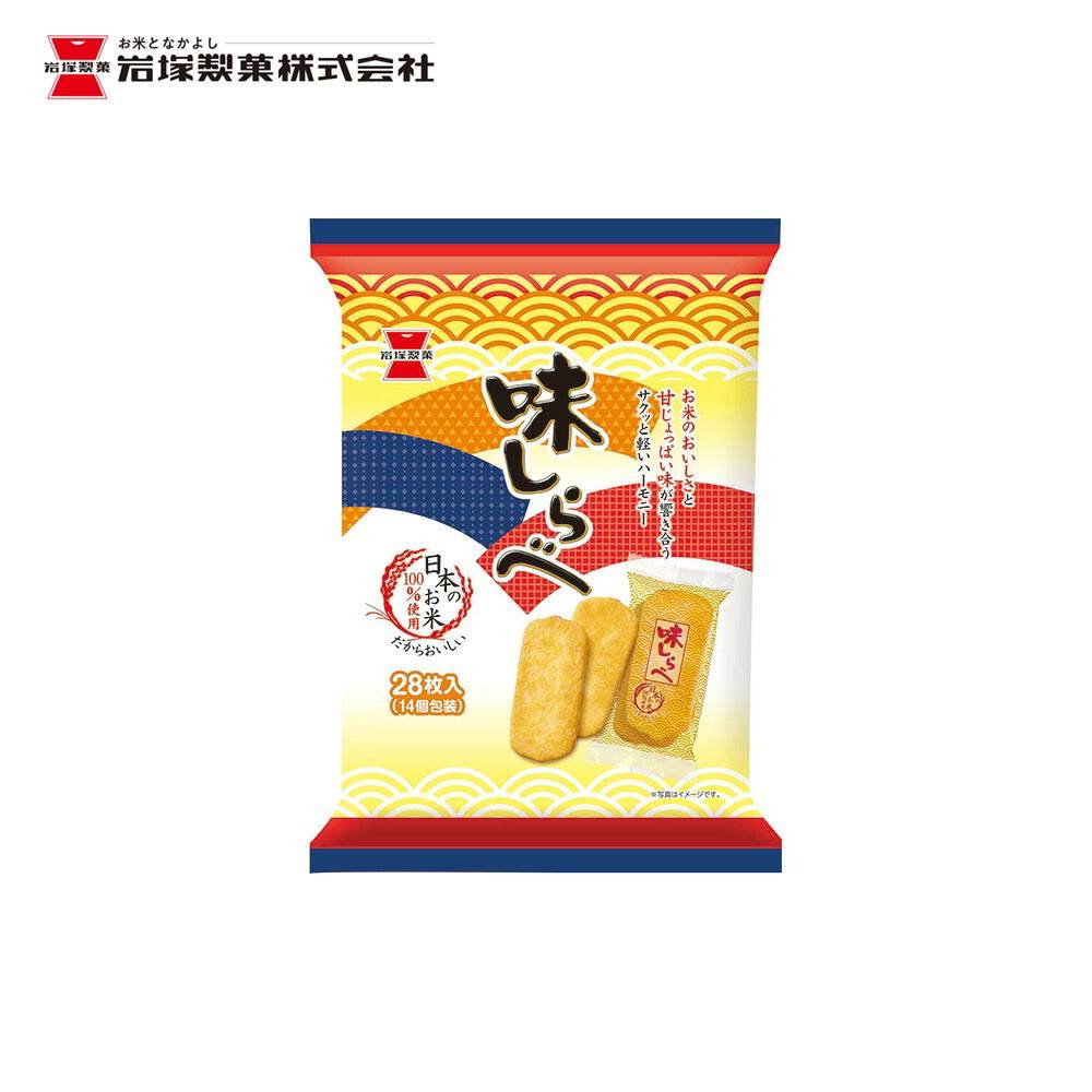蝦皮購物　低價好貨)　日本岩塚味醂風味米果103.6g