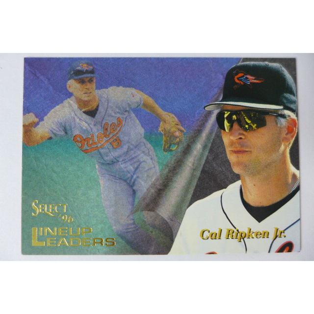 ~Cal Ripken Jr./小卡爾·瑞普肯~名人堂.鐵人 1996年SELECT.MLB棒球卡