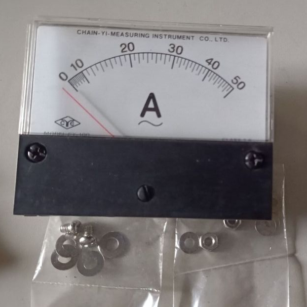 交流 電流表  CHAIN-YI CY-100 50A 電流錶 安培表 安培錶 指針表頭