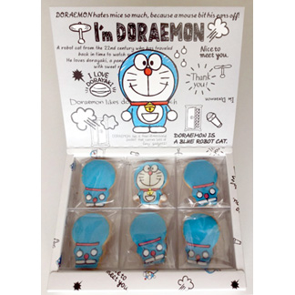 日本Enfant 哆啦A夢 小叮噹貓咪 糖霜餅乾 棉花糖 綜合鐵盒SMILE CHARGE 草莓棉花糖禮盒