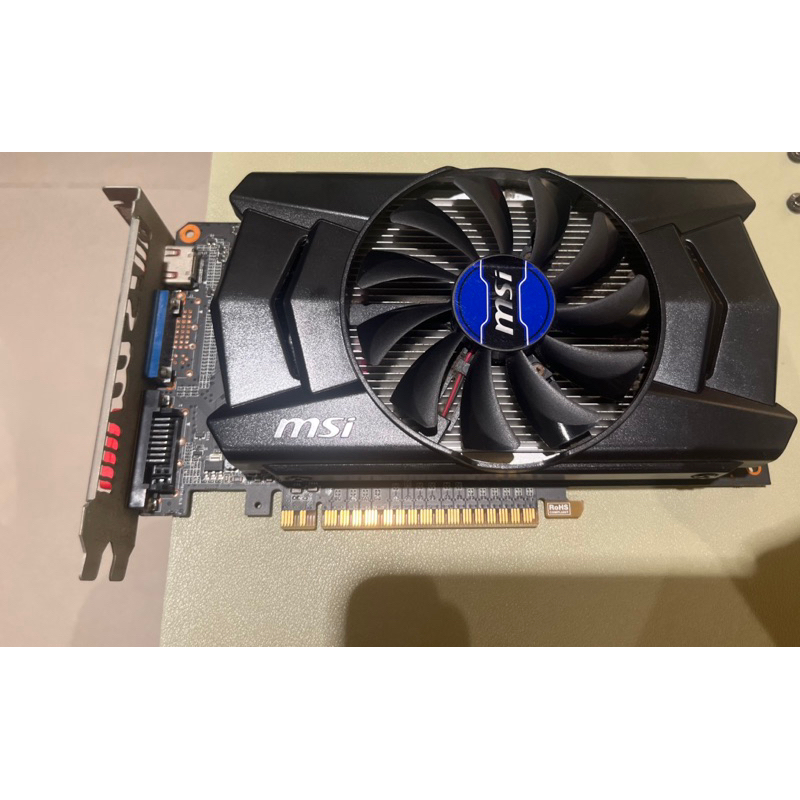 「二手」微星MSI 顯卡GTX 750TI 2G D5/OC