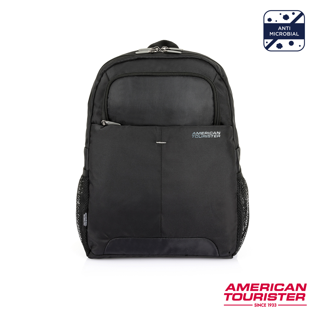 AT美國旅行者 AMERICAN TOURISTER 筆電後背包/電腦包/雙肩包 Speedair 極輕量商務抗菌_黑