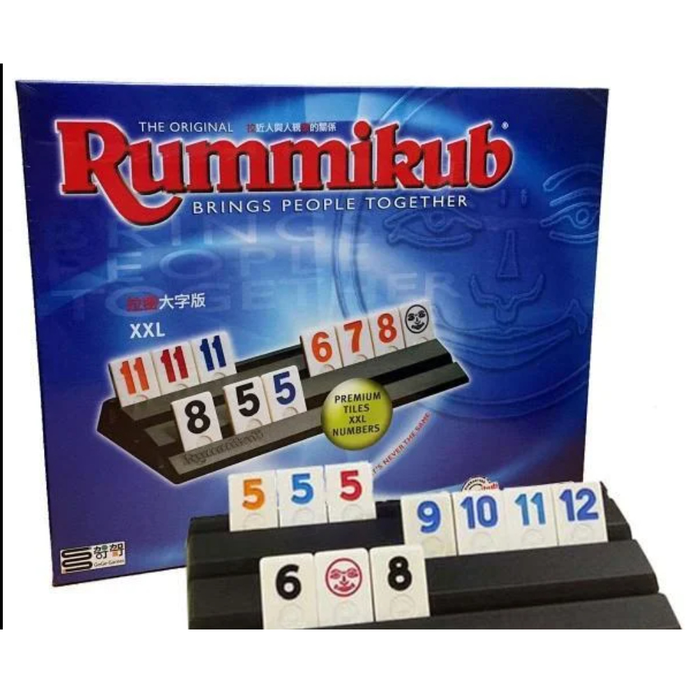 二手 九成九新 ｜正版桌遊｜拉密XXL大字版 Rummikub XXL｜