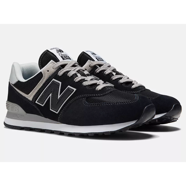 New Balance NB 574 男款 黑灰色  運動復古 休閒鞋 (ML574EVB)