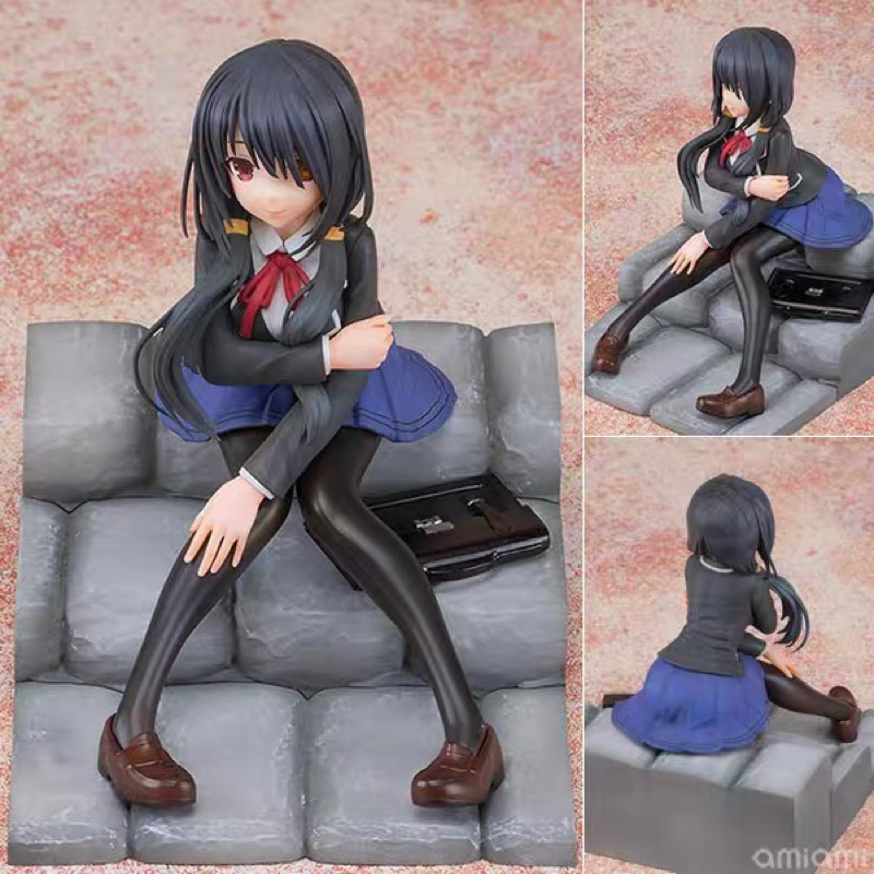 【小龍便宜公仔】全新 正版  約會大作戰 PULCHRA 時崎狂三 校服 制服 1/7 PVC 狂三