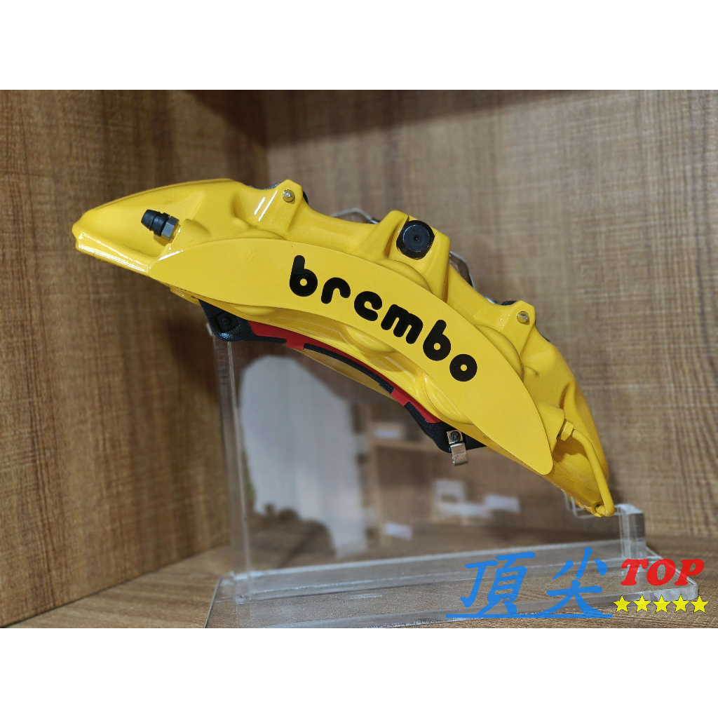 【頂尖】全新 brembo ZL1卡鉗 大六活塞卡鉗+全浮動碟盤+BREMBO紅皮+金屬油管+卡鉗座 顏色跟字體皆可客製