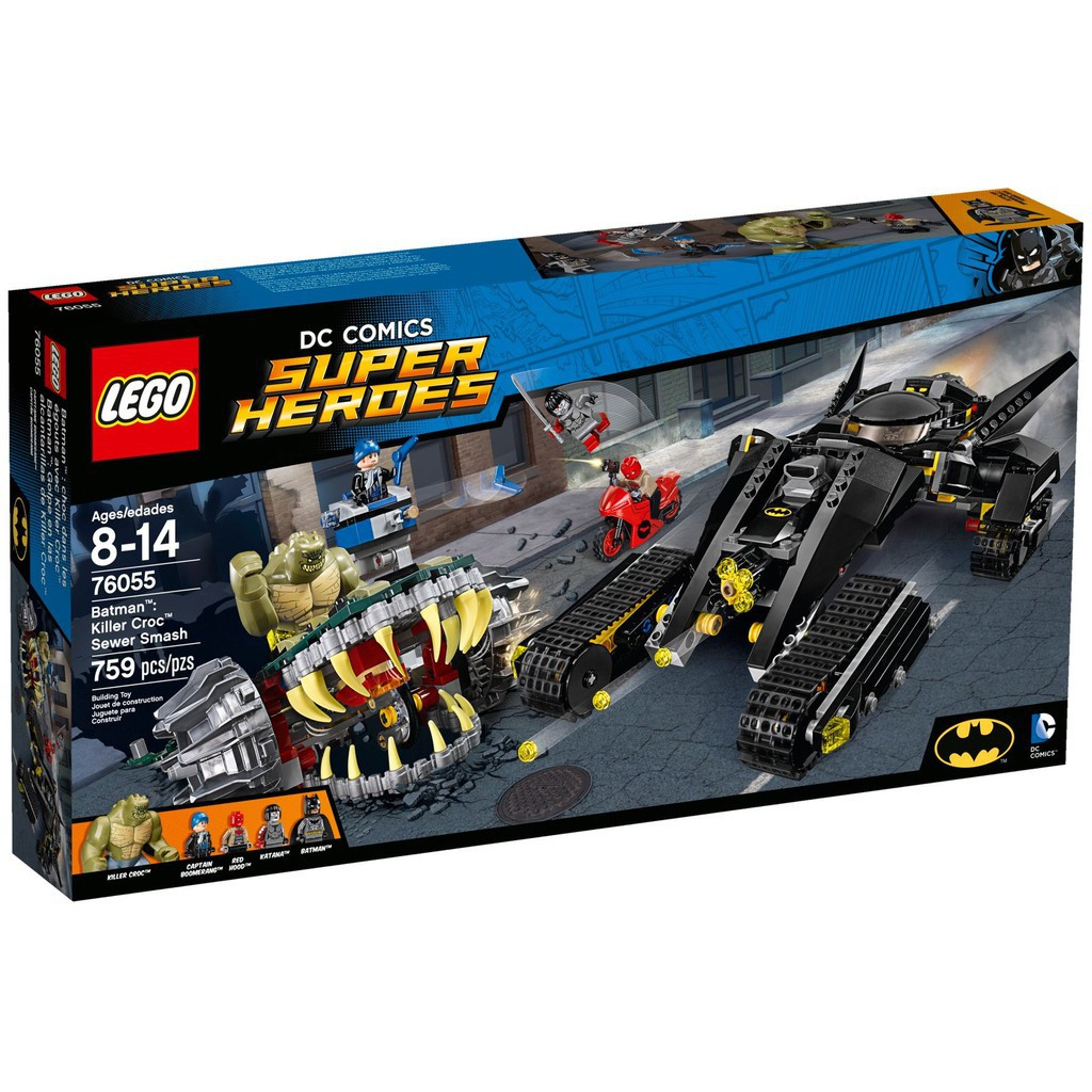 [快樂高手附發票] 樂高 LEGO 76055 Batman: Killer Croc Sewer Smash