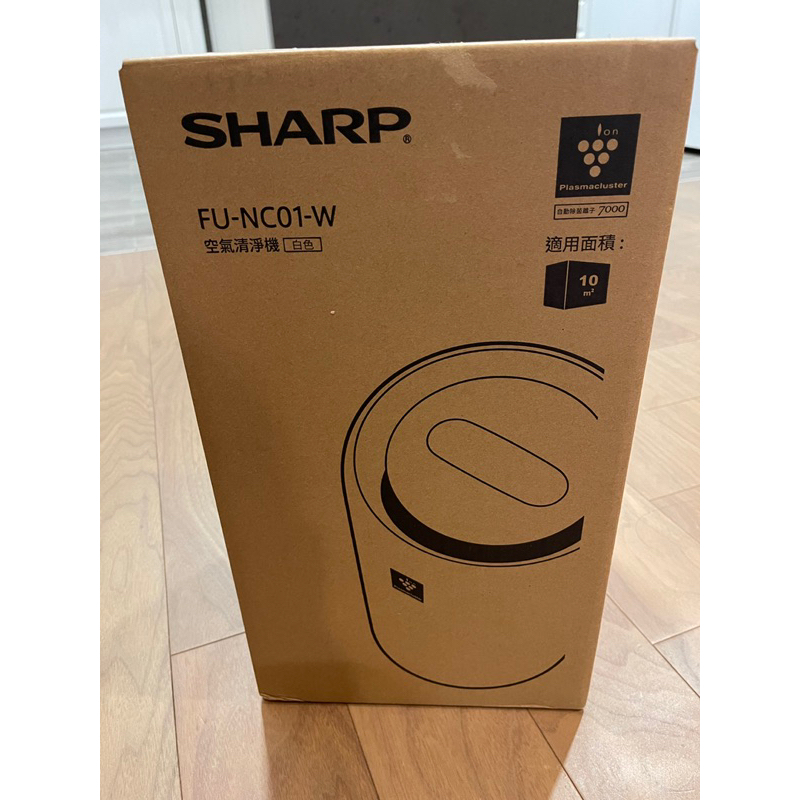 SHARP夏普 3坪360度呼吸圓柱空氣清淨機 FU-NC01-W