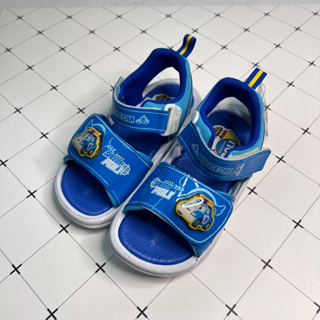 ［出清品］《布布童鞋》POLI救援小英雄波力藍色兒童電燈涼鞋(19公分)