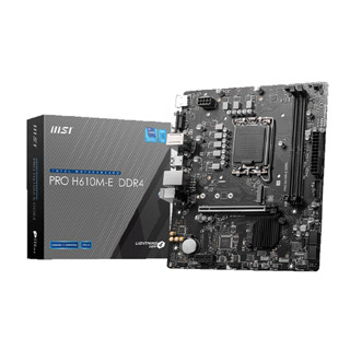 全新 INTEL12代13代 MSI微星 PRO H610M-E DDR4【M-ATX】主機板