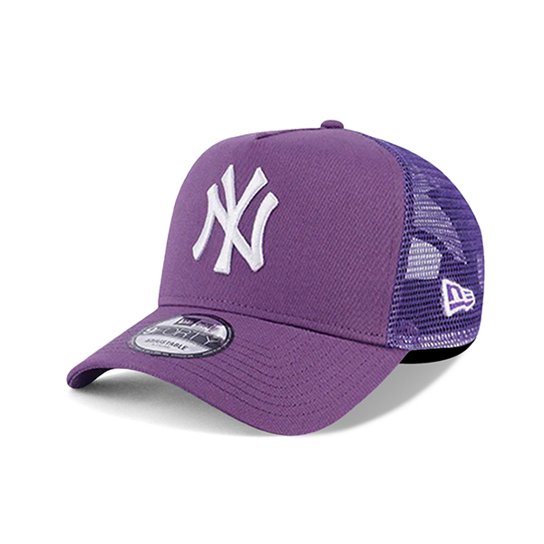 【NEW ERA】MLB NY 紐約 洋基 紫色 網帽 9FORTY 卡車帽 潮流 街頭【ANGEL NEW ERA】