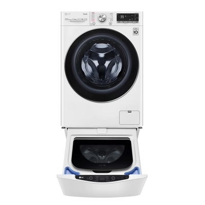 LG樂金【WD-S18VDW+WT-D250HW】18+2.5公斤WiFi蒸洗脫烘雙能洗洗衣機(含標準安裝)
