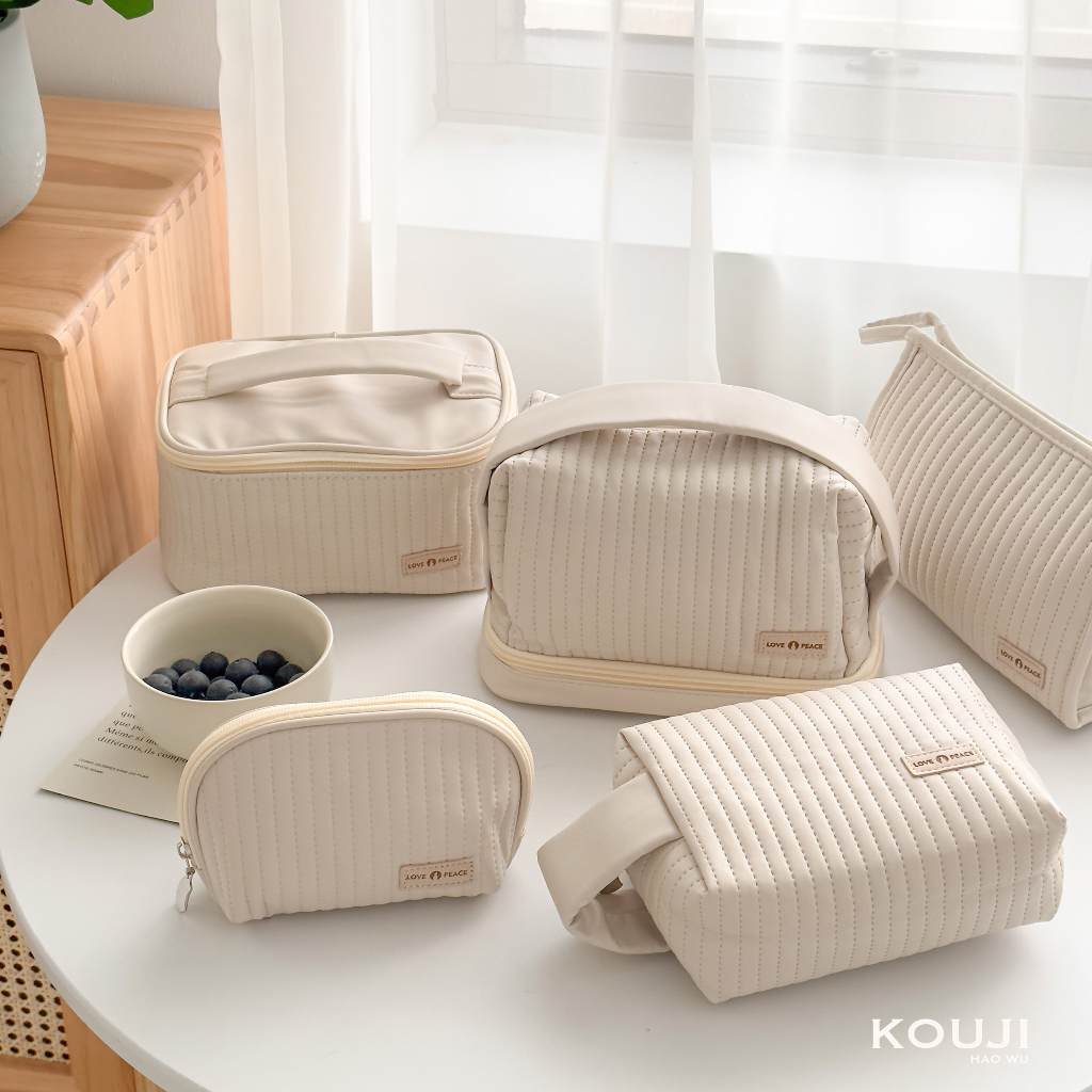 KOUJI🐈 實拍現貨｜蛋糕化妝包 化妝品收納包 大容量化妝包 化妝袋 化妝包 洗漱包 美妝收納 萬用包 旅行包 手拿包