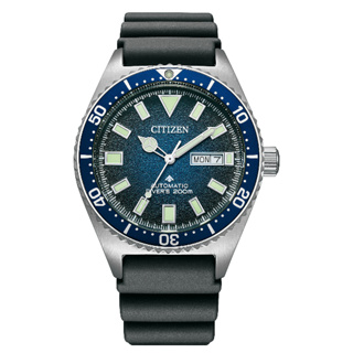 CITIZEN星辰 PROMASTER系列 NY0129-07L 征服潛水漸變夜光機械腕錶/藍綠面41.0mm
