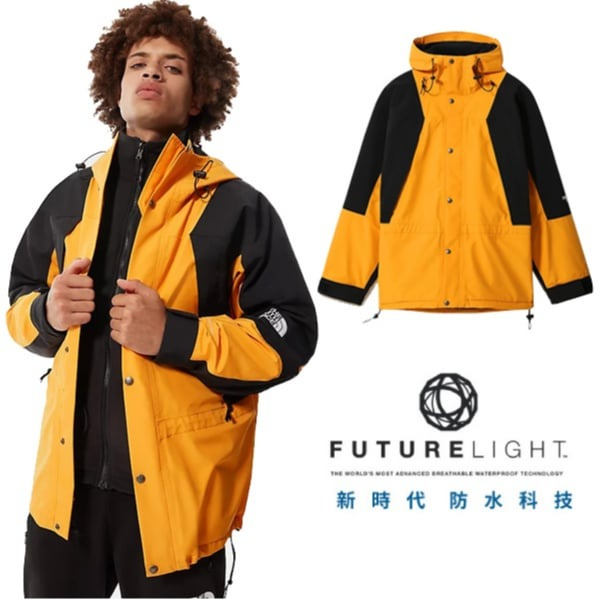 【北臉 The North Face】送》男 款ICON防風連帽防水外套 登山風雨衣 衝鋒衣 運動風衣_4R52