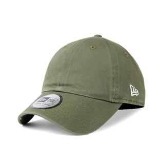 【NEW ERA】CASUAL CLASSIC 經典素帽 素面 墨綠色 水洗 軟版 老帽【ANGEL NEW ERA】