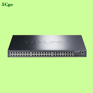 5Cgo.【含稅】TP-LINK TL-SG3452 48口全千兆二層網管交換機4個SFP光口多口分線器監控網路匯聚核心