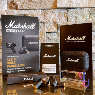 分期免運 贈收納盒/精美充電線 Marshall Motif II ANC 真無線 藍芽 耳機 主動降噪 臺灣 公司貨