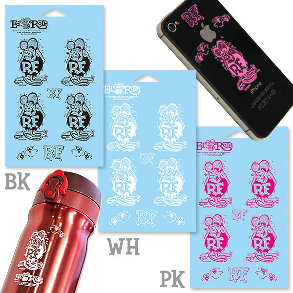 RATFINK 老鼠芬克 RDF041 4 Finks Decals 透明防水 貼紙 車貼 安全帽貼 (1入) 化學原宿