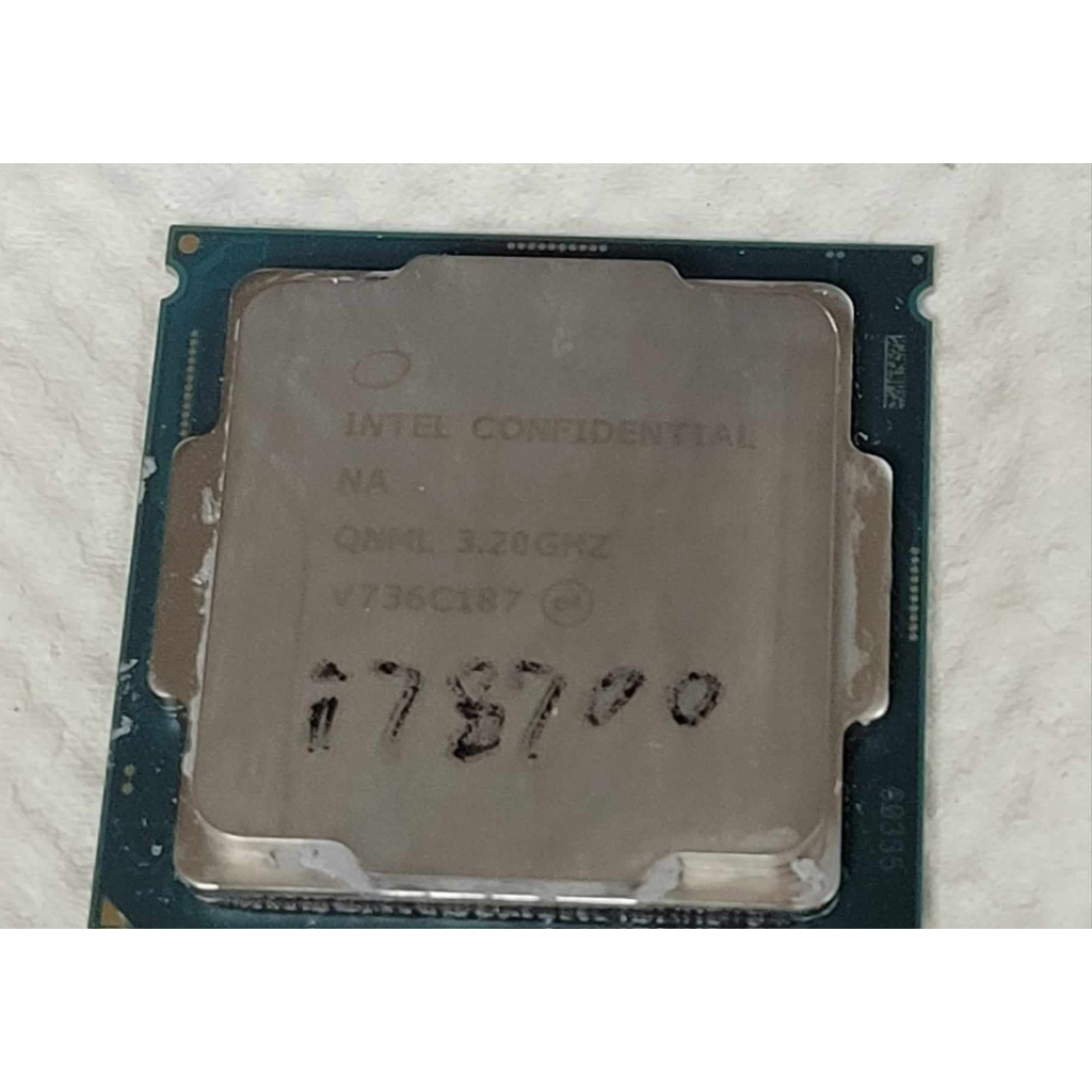 中古品 工程版QNML (Intel Core i7-8700 )8代，可現場安裝測試，不寄送不保固3650元