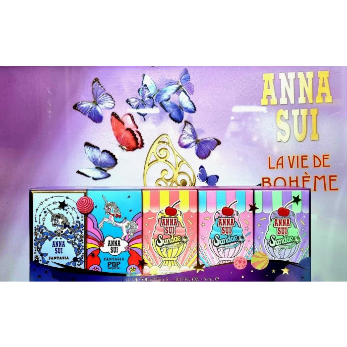 【七三七香水精品】ANNA SUI 安娜蘇 果漾聖代淡香水 粉紅柚惑 樂夏百香 戀愛紫檸 冰淇淋 原廠小香