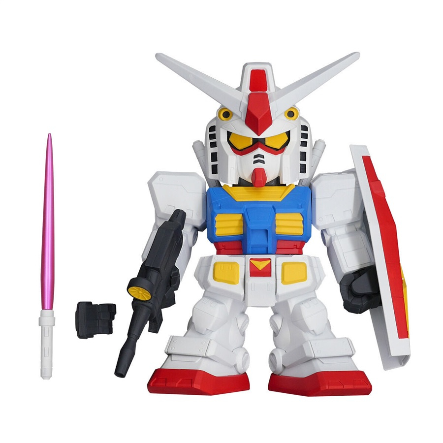 【再販預購2024年1月】PLEX 機動戰士鋼彈 SD鋼彈 初剛 RX78-2 大型軟膠公仔 東海模型