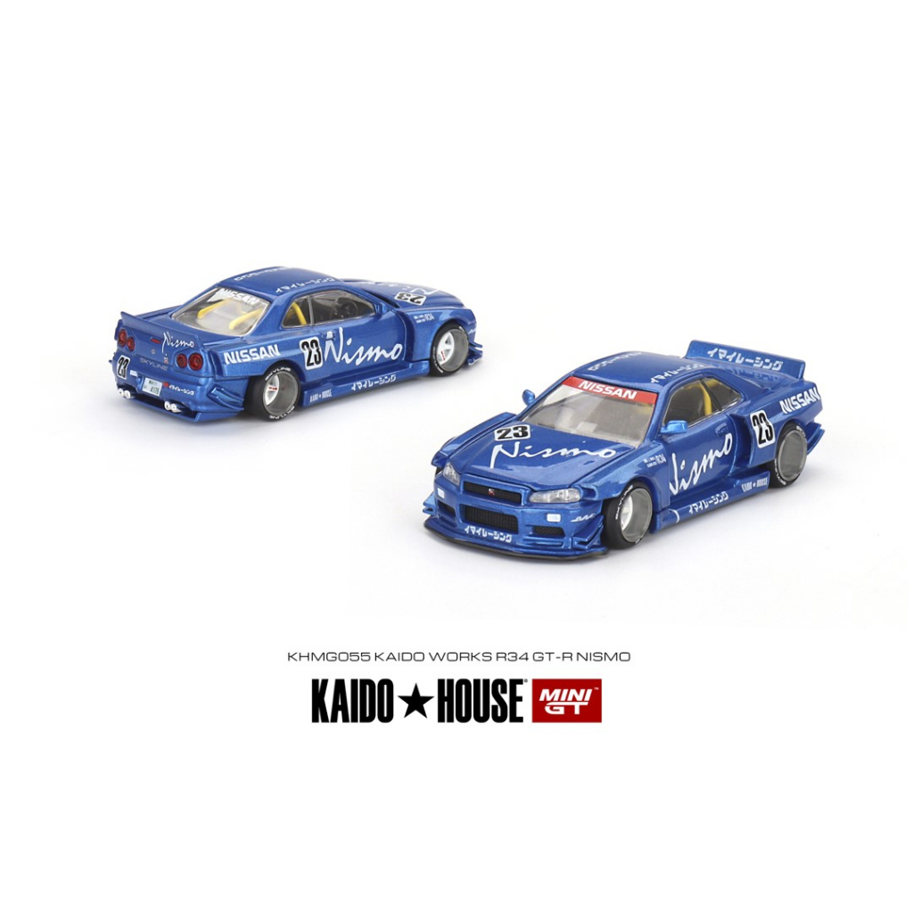 MINI GT x Kaido Works日產Nissan Skyline GT-R R34 V3 (KHMG055)