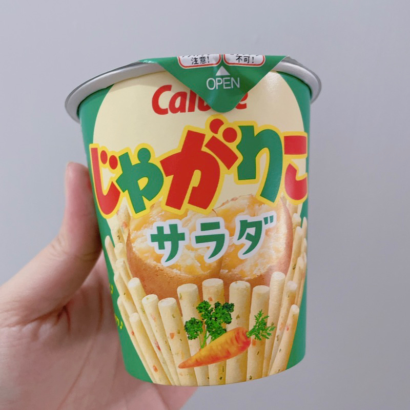 現貨➰日本代購🇯🇵Calbee 卡樂比 杯裝薯條 起司 明太子 奶油薯條L號 新款 極細蔬菜口味
