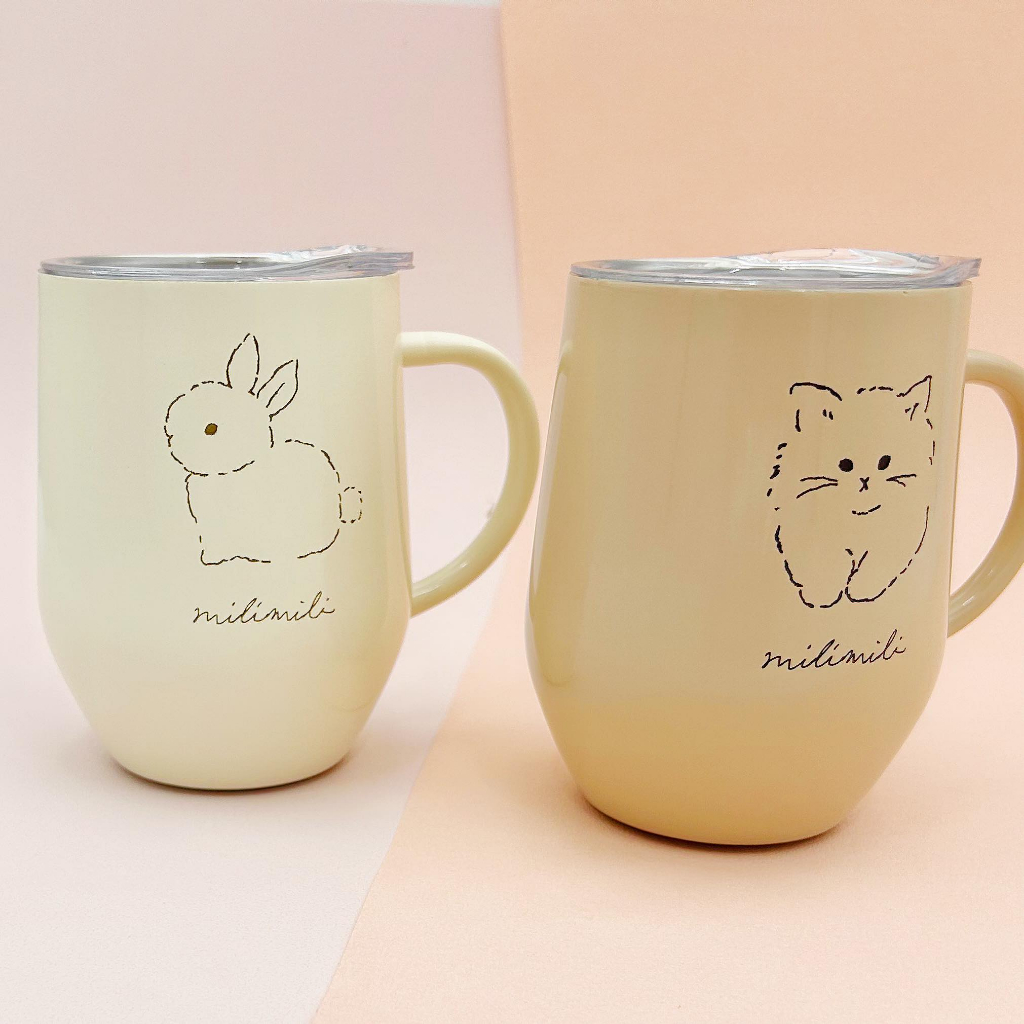 【Bunny麥】小動物 不鏽鋼 保溫杯 兔子 貓咪