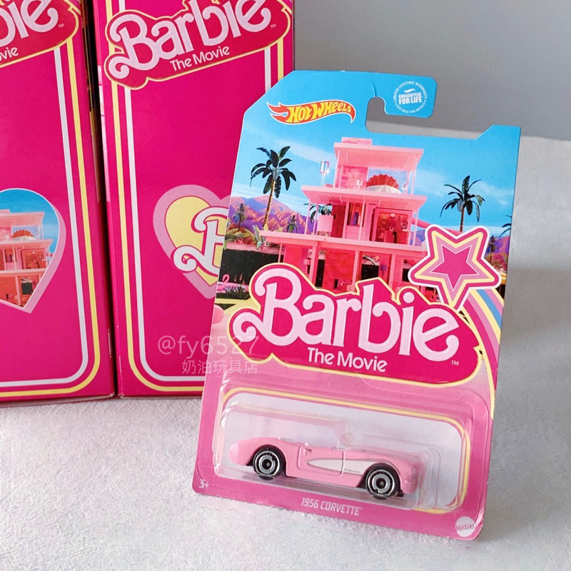 ｜現貨｜Hot wheels 風火輪 芭比模型車 1956 Barbie Corvette 電影周邊 芭比電影