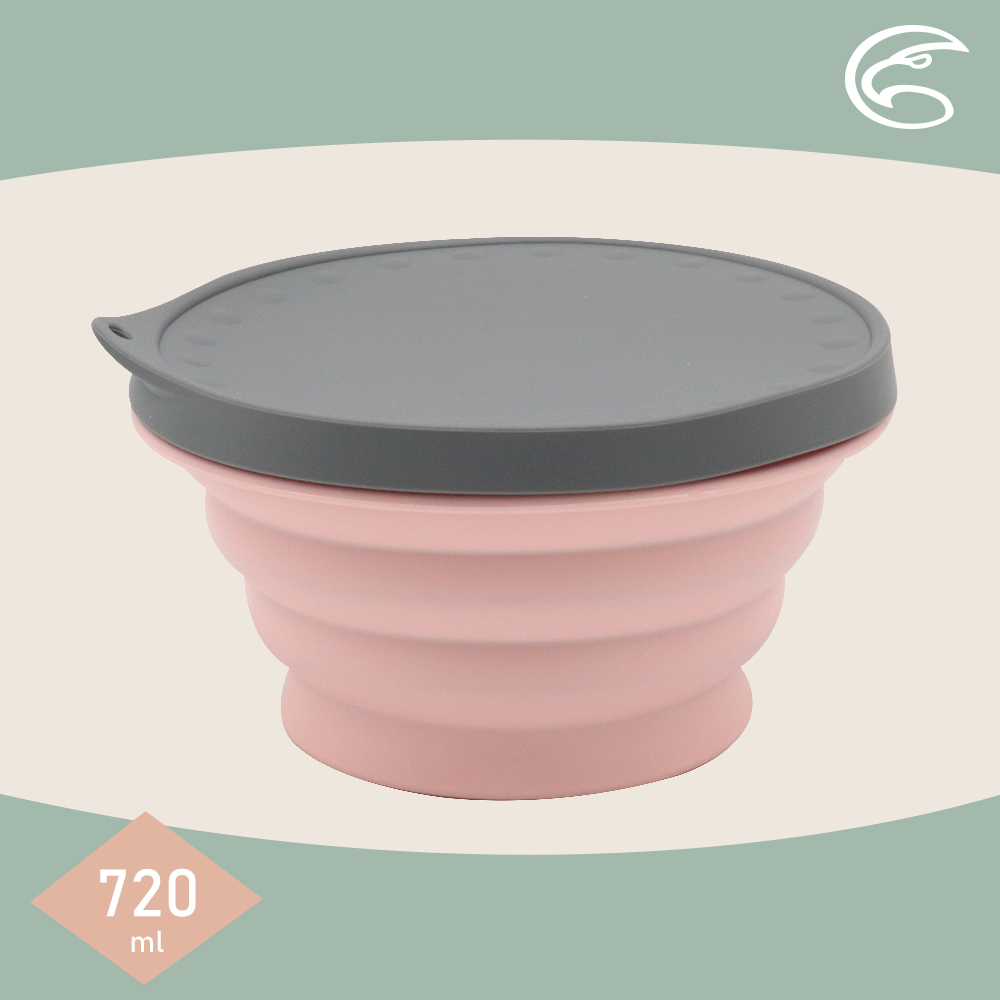 ADISI 隨身折疊碗 AS23081 (720ml) / 矽膠碗 隔熱墊 砧板 菜盤 食物容器
