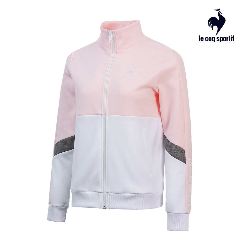 【LE COQ SPORTIF 法國公雞】運動生活立領外套-女款-茱萸粉色-LOS62861