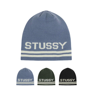 STUSSY JAQUARD STRIPE SKULLCAP BEANIE 毛帽 細針 針織毛線帽 情侶帽【TCC】