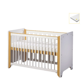 【BENDi】多功能碳纖升降X原木MORE嬰兒床-經典款(床板6段側欄3段可調/可併大床/書桌/遊戲床)