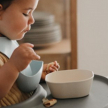 美國 Mushie│方形兒童餐碗(每色2入) 兒童餐具/兒童碗盤/兒童碗